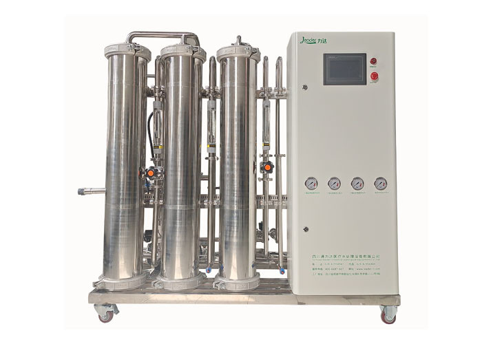 1000 LPH Double Stage RO System อุปกรณ์บำบัดน้ำสำหรับโรงพยาบาล