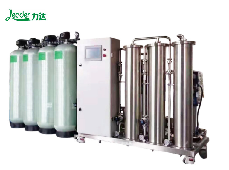 ระบบ RO ระยะยาว 2000LPH โรงพยาบาลหลอดเลือดอุดตัน โรงพยาบาลการแพทย์ Double Pass RO System With 1 Year Warranty