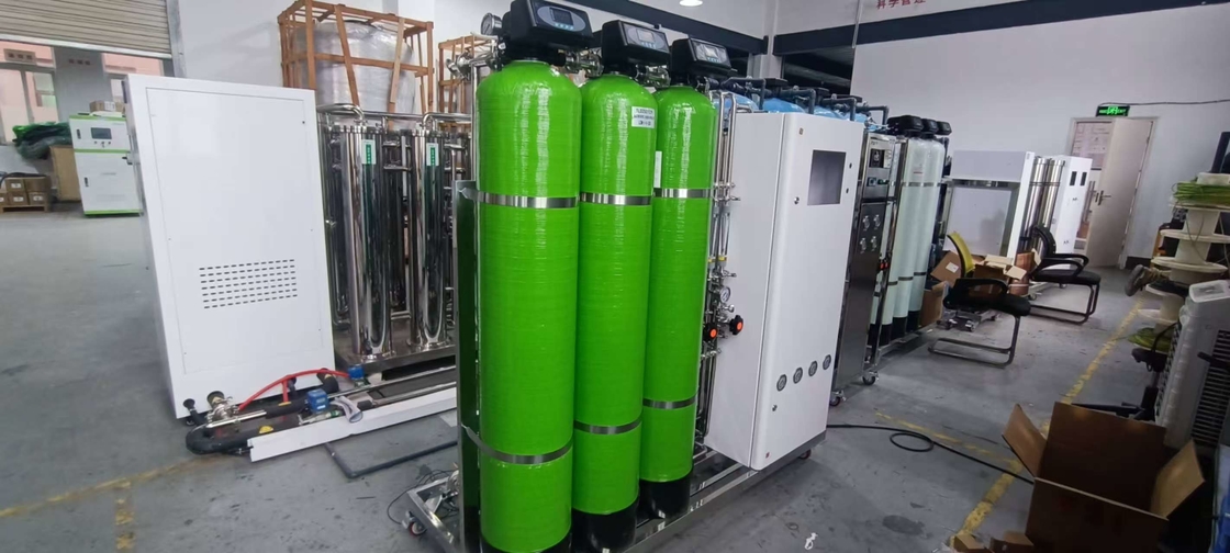 500LPH 2 ขั้นตอน RO กับระบบน้ํา ultra pure IOPURE EDI mode