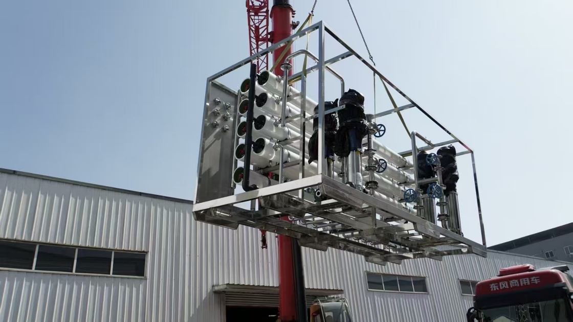 15 T / ชั่วโมง EDI ระบบน้ํา ultra pure การใช้งานอุตสาหกรรมด้วยระบบ RO 2 ขั้นตอน