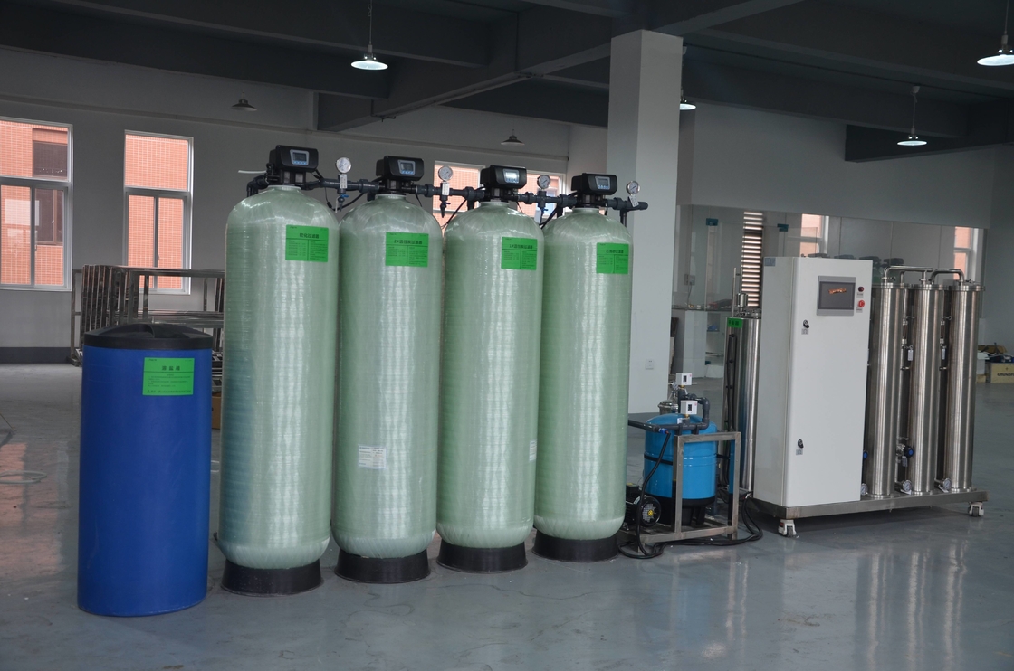10TPH Double Pass RO ระบบสองขั้นตอน Ro Reverse Osmosis Water Treatmen Plant