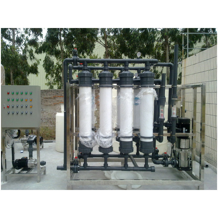 500lph Ultrafiltration Water Treatment Plant ฟิลเตอร์เมมเบรนอุตสาหกรรม Ultrafiltration