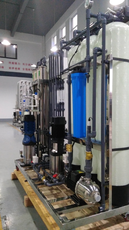 500 ลิตรต่อชั่วโมงระบบกรองน้ำระบบ Reverse Osmosis เครื่องเมมเบรน RO