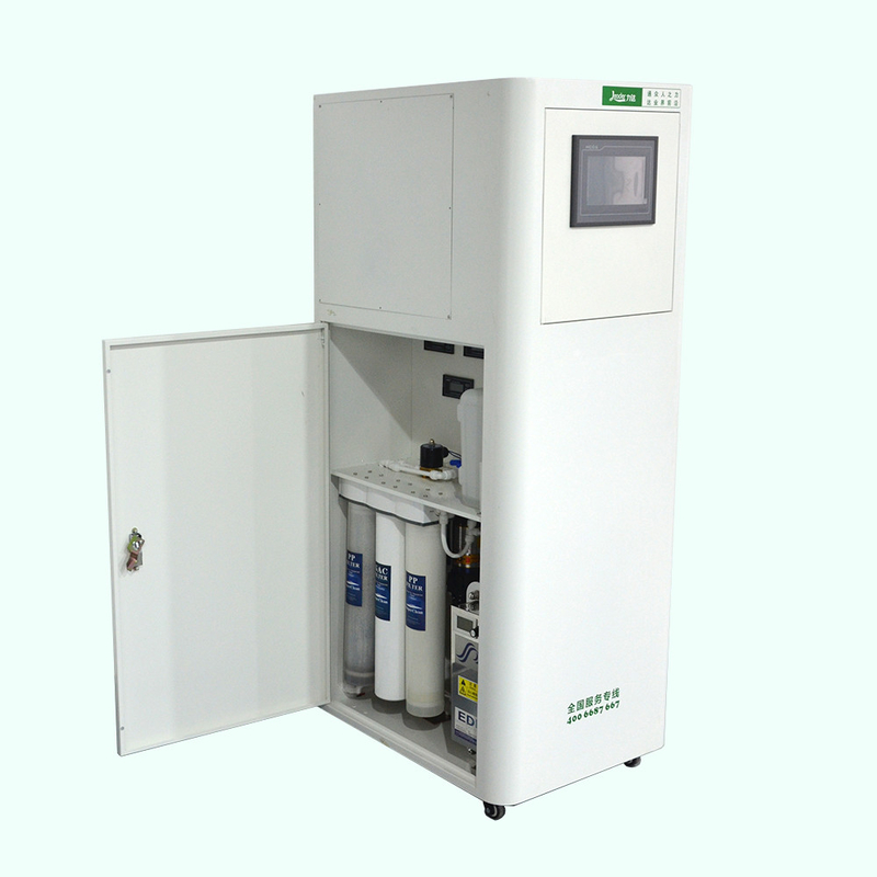 100lph ขนาดเล็ก 99% EDI ระบบน้ำบริสุทธิ์แบบเต็มรูปแบบสำหรับการบำบัดน้ำ