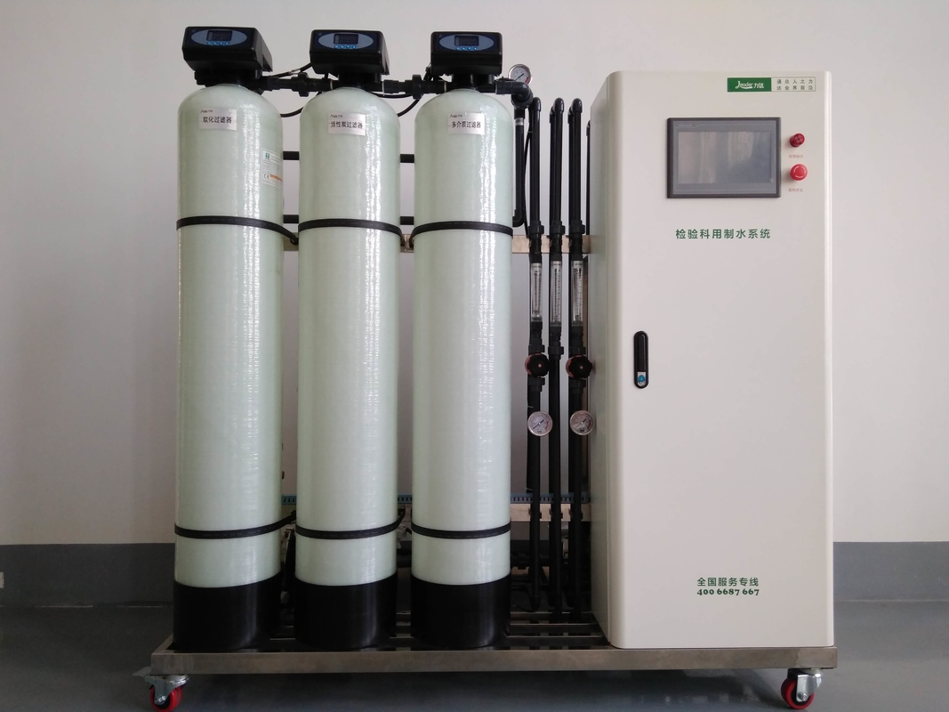 750lph ระบบ RO สองขั้นตอน RO ระบบกรองน้ำ