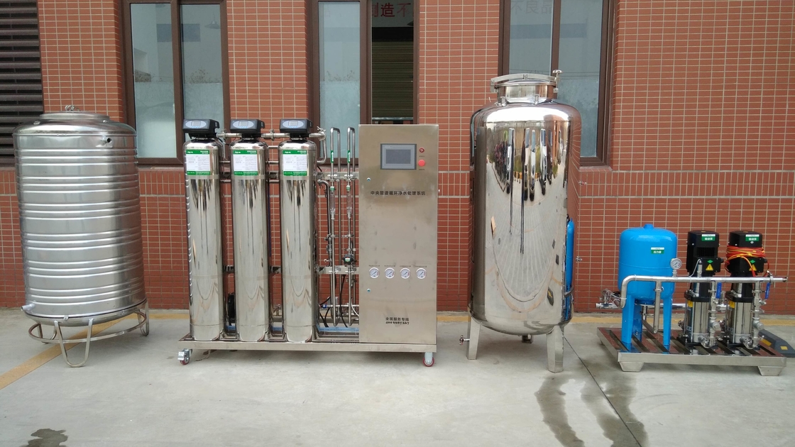 1TPH SUS304 อุปกรณ์ Reverse Osmosis อุตสาหกรรมเครื่องกรองน้ำ RO