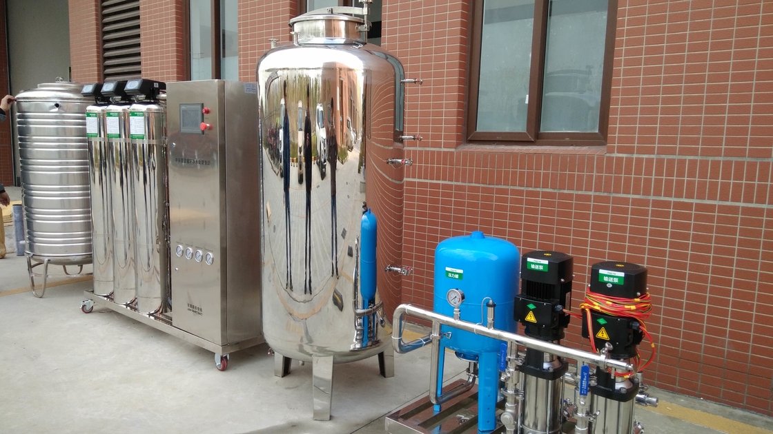 1TPH SUS304 อุปกรณ์ Reverse Osmosis อุตสาหกรรมเครื่องกรองน้ำ RO