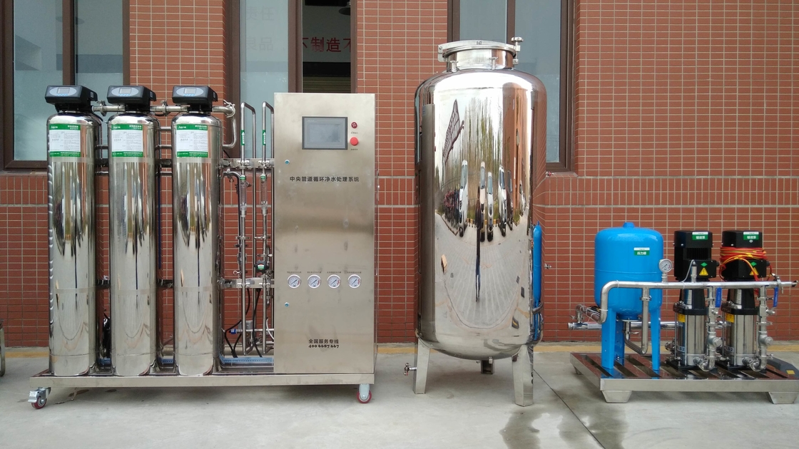 1TPH SUS304 อุปกรณ์ Reverse Osmosis อุตสาหกรรมเครื่องกรองน้ำ RO