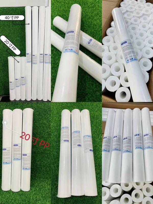 5 ไมครอนจัมโบ้ PP กรองตะกอนไส้กรอง PP ขนาดใหญ่อุปกรณ์เสริมระบบ RO