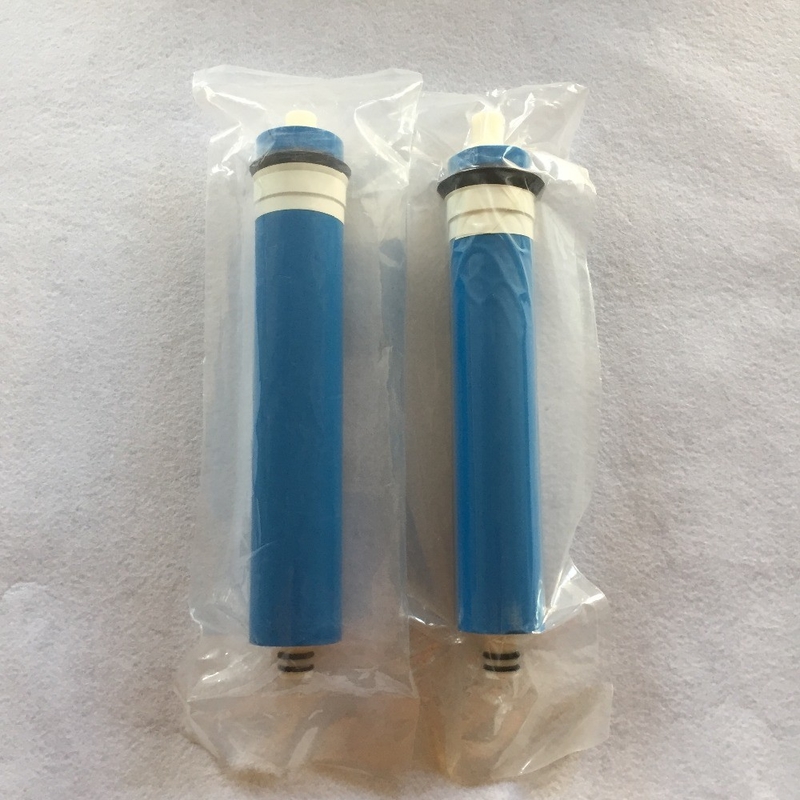 ชิ้นส่วนเครื่องกรองน้ำ 50G 75G 100G อุปกรณ์เสริมระบบ RO ในประเทศเมมเบรน Ro