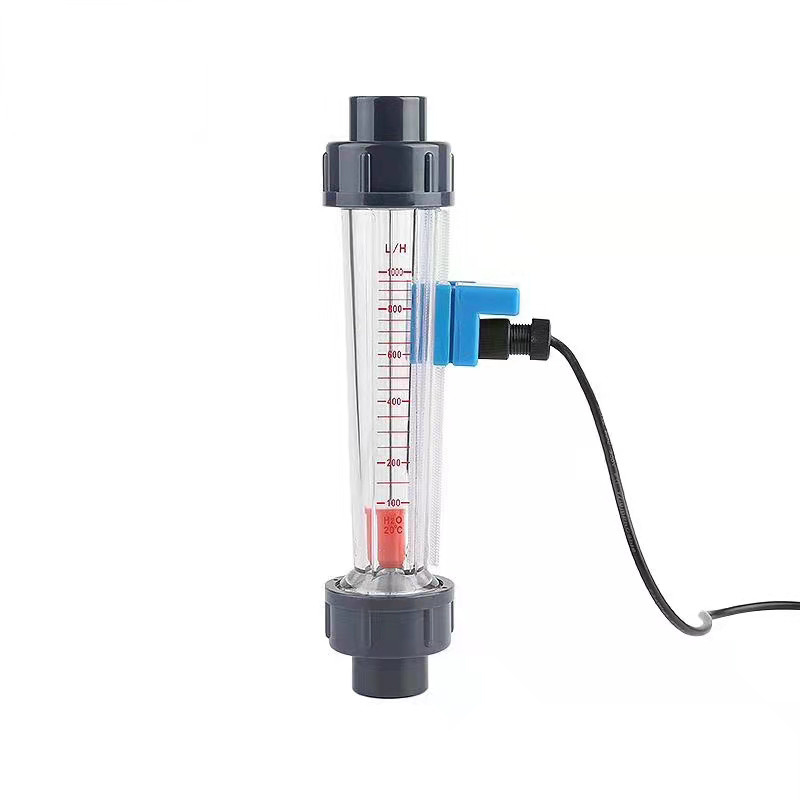 การเชื่อมต่ออะคริลิค OEM PVC / SS 5GPM แผงเมาท์มิเตอร์มิเตอร์วัดการไหลของน้ำสำหรับ RO