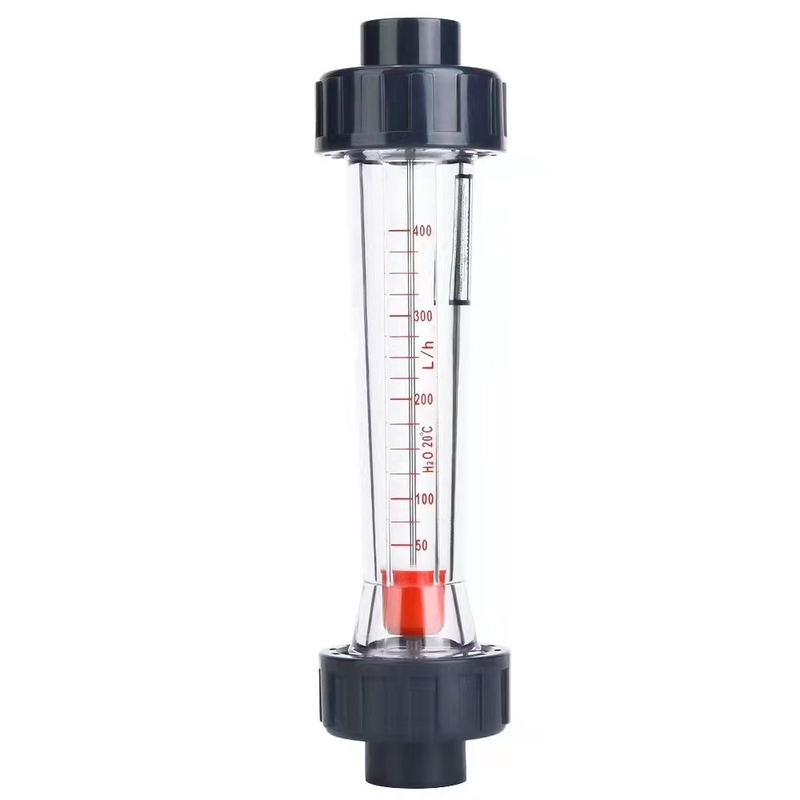 การเชื่อมต่ออะคริลิค OEM PVC / SS 5GPM แผงเมาท์มิเตอร์มิเตอร์วัดการไหลของน้ำสำหรับ RO