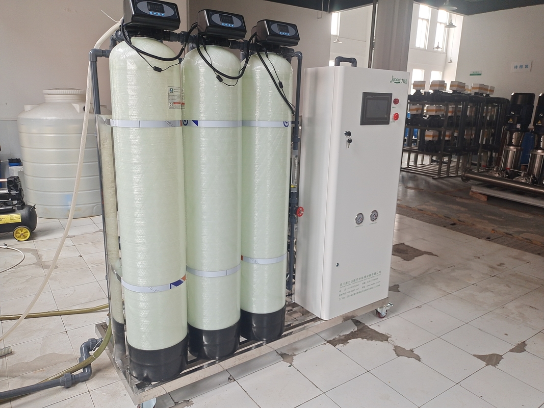 Single Pass 500LPH โรงบำบัดน้ำ OEM Ro ระบบกรองน้ำ