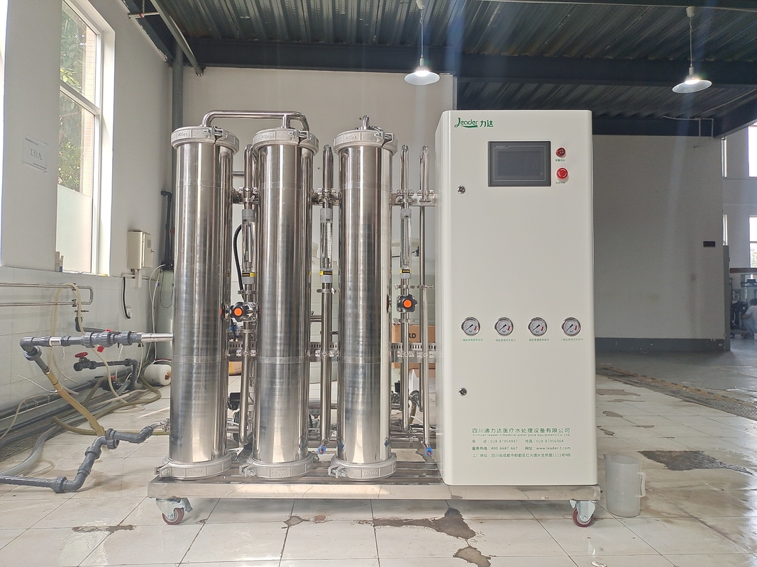 ระบบ Reverse Osmosis สองขั้นตอน 1200LPH สำหรับการกลั่นน้ำทะเล