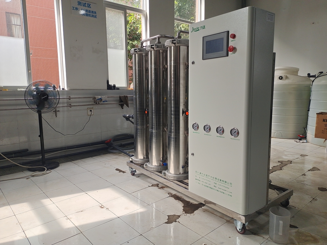 ระบบ Reverse Osmosis สองขั้นตอน 1200LPH สำหรับการกลั่นน้ำทะเล
