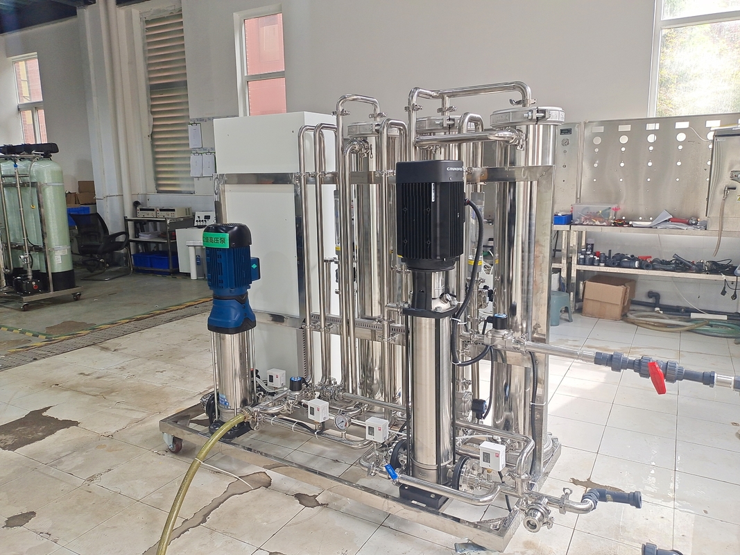 ระบบ Reverse Osmosis สองขั้นตอน 1200LPH สำหรับการกลั่นน้ำทะเล