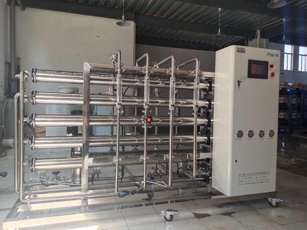ระบบบำบัดน้ำระบบ Reverse Osmosis สองขั้นตอน RO Plant 1000Lph