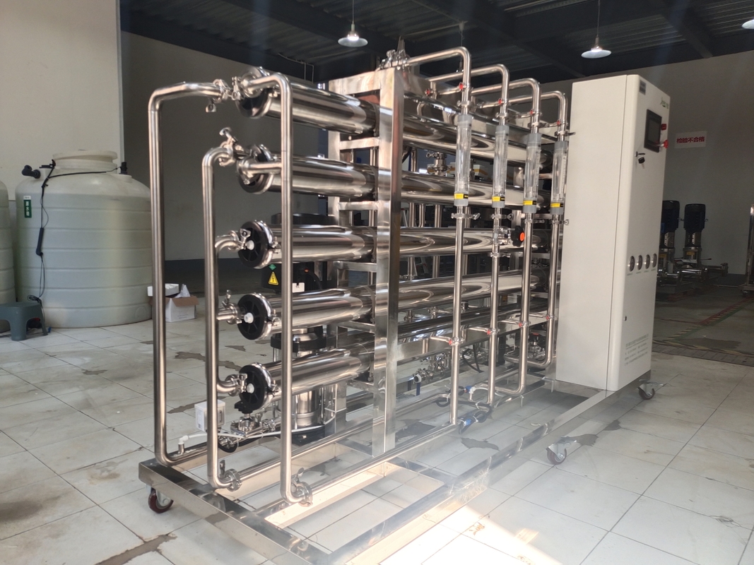 ระบบบำบัดน้ำระบบ Reverse Osmosis สองขั้นตอน RO Plant 1000Lph