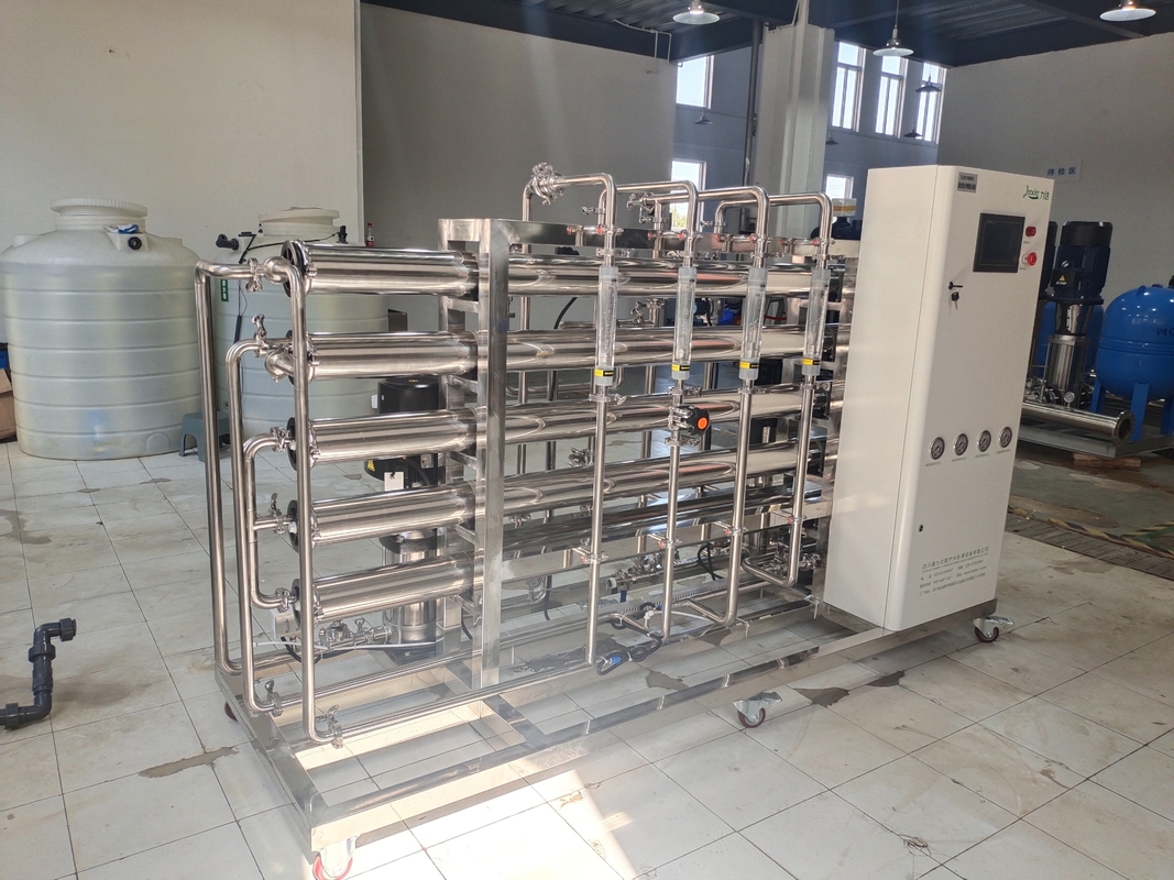 เครื่องบำบัดน้ำระบบ Reverse Osmosis สองขั้นตอนสำหรับเครื่องจักรเครื่องสำอาง
